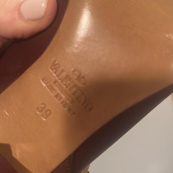 Valentino Garavani brown studded booties - Picture 8 of 9